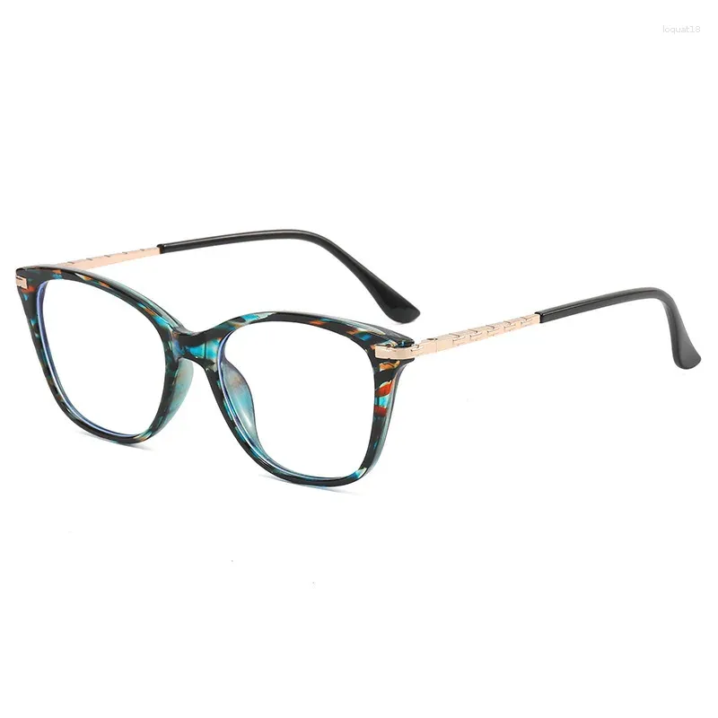 Солнцезащитные очки поступление Y2k, цветные полоски, синие блокирующие очки, женские винтажные очки с защитой от компьютерного излучения TR90, смесь цветов