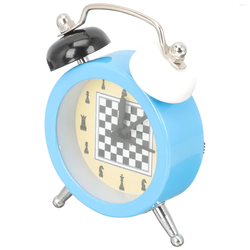 Wall Clocks Desk Clock Desktop Alarm Table Decor Chess