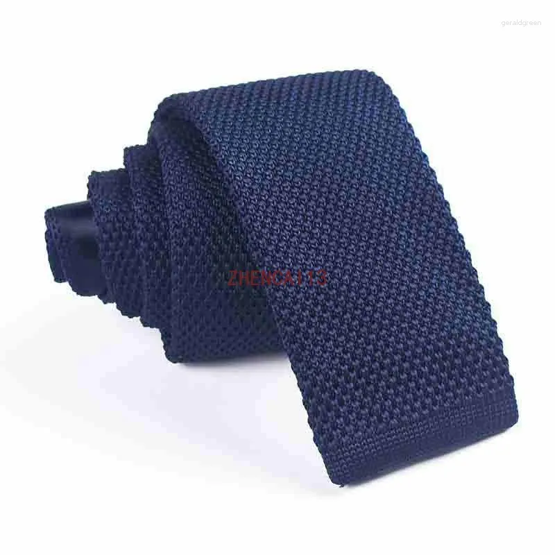 Bow Ties Knitting 5.5CM Solid Mens Tie Party Smart Adult Cravat Pre-Tied Prom Luxury Accessories Neck Steward MP96