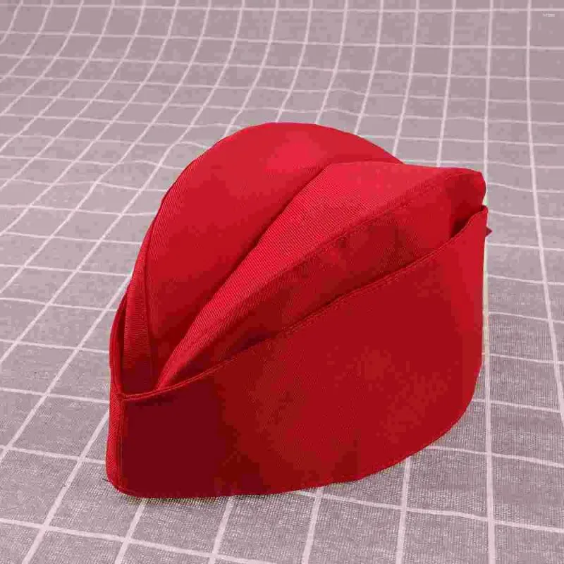 Wandklokken Cap Canvas Sailor Dansboot Russische Ster Kant Voor Feestartikelen Halloween Cosplay Kostuum Hoofddeksels Rood