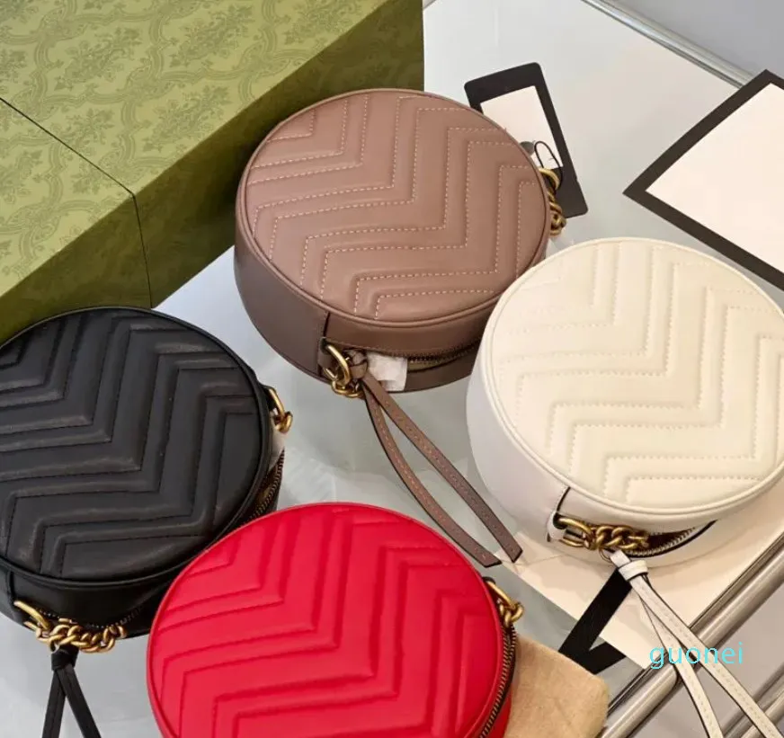 women Chain Crossbody Handbag marmont Round bag Luxury Brand Shoulder bags Women Purses wallet 2023