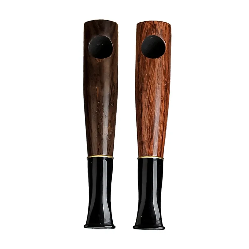 COOL Natural Wooden Portable Pipes Herb Tobacco Smoking Holder Innovative Design Wood Filter Mouthpiece Handpipe