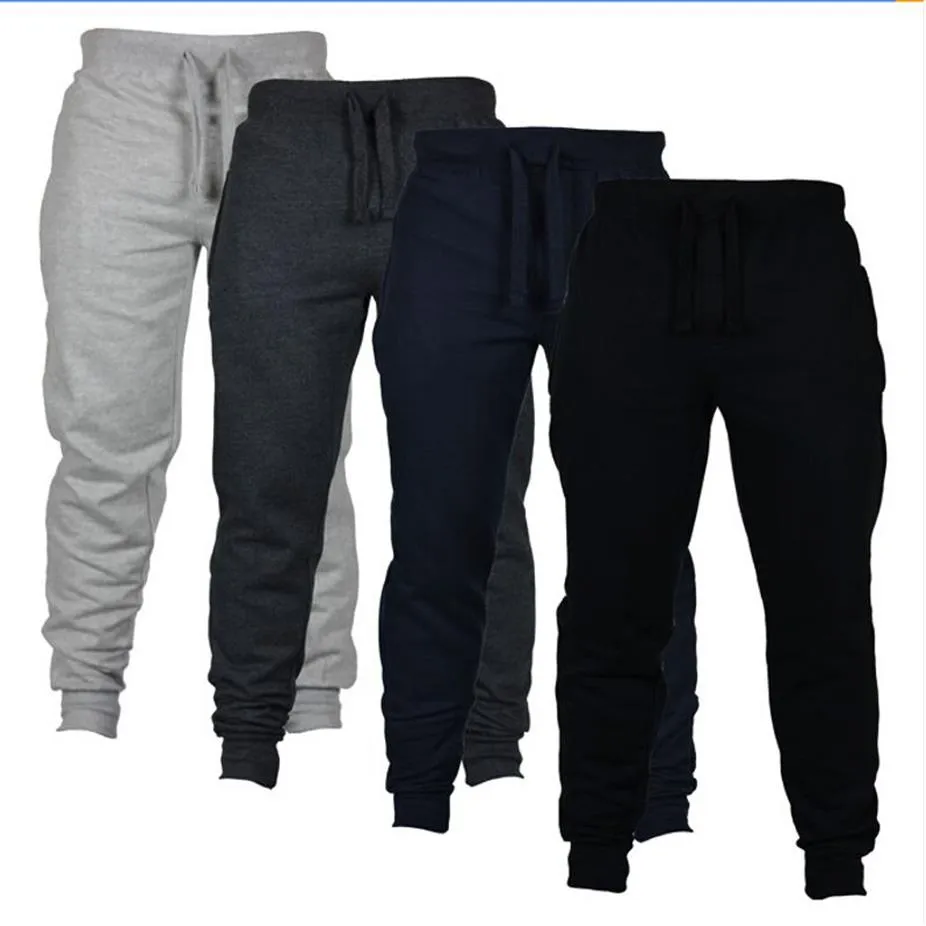 ركض السراويل Chinos Skinny joggers مموهة الرجال الجديد أزياء الحريم سروال طويل سراويل ألوان صلبة الرجال الرجال 2188