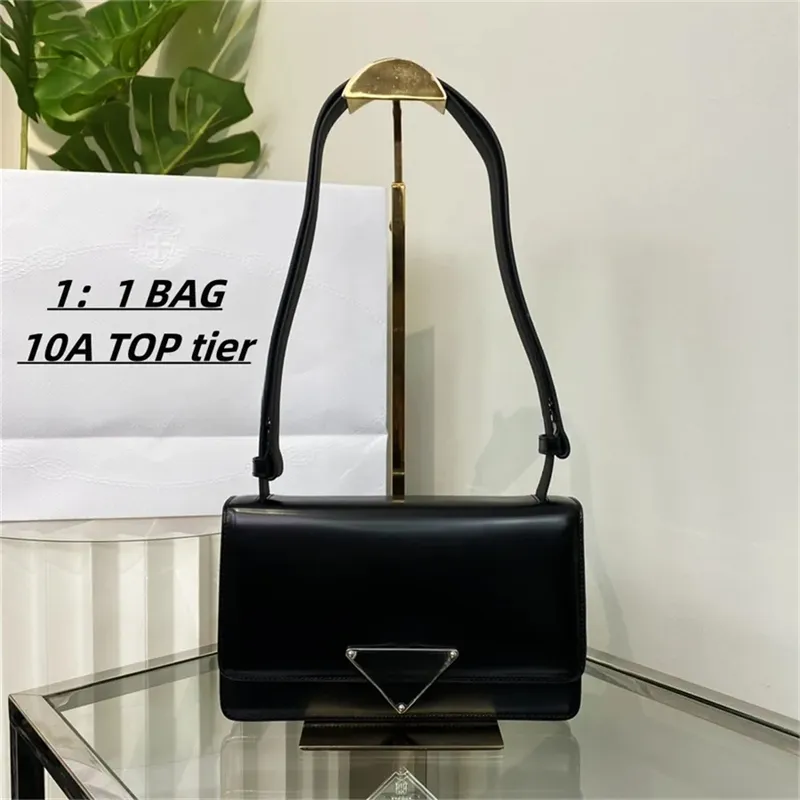 10a Mirror Quality Designer Top S Designers Dames Wallet Black Handtas Zakken Goudketen Flap schoudertas met doos B25