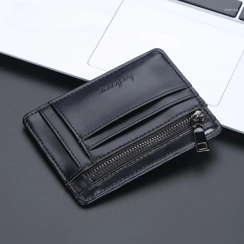 Card Holders Men's Bag Multi-card Thin Durable PU Coin Convenient Holder Sleeve