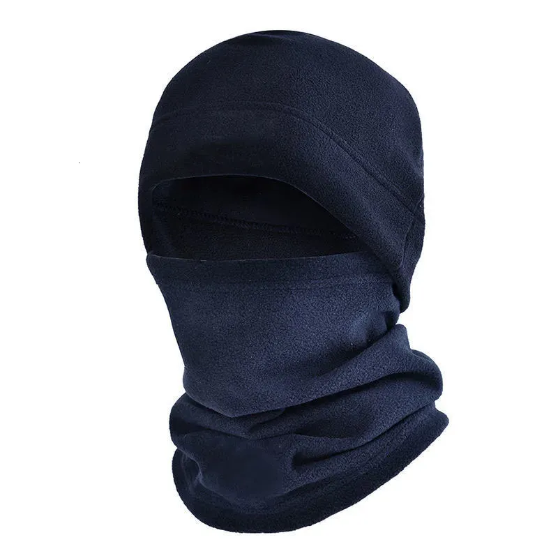 Cykelmössor masker vinterpolär korallhatt fleece balaclava män ansikte mask hals varmare mössor termiska huvudtäckning taktisk militär sport halsduk 231115