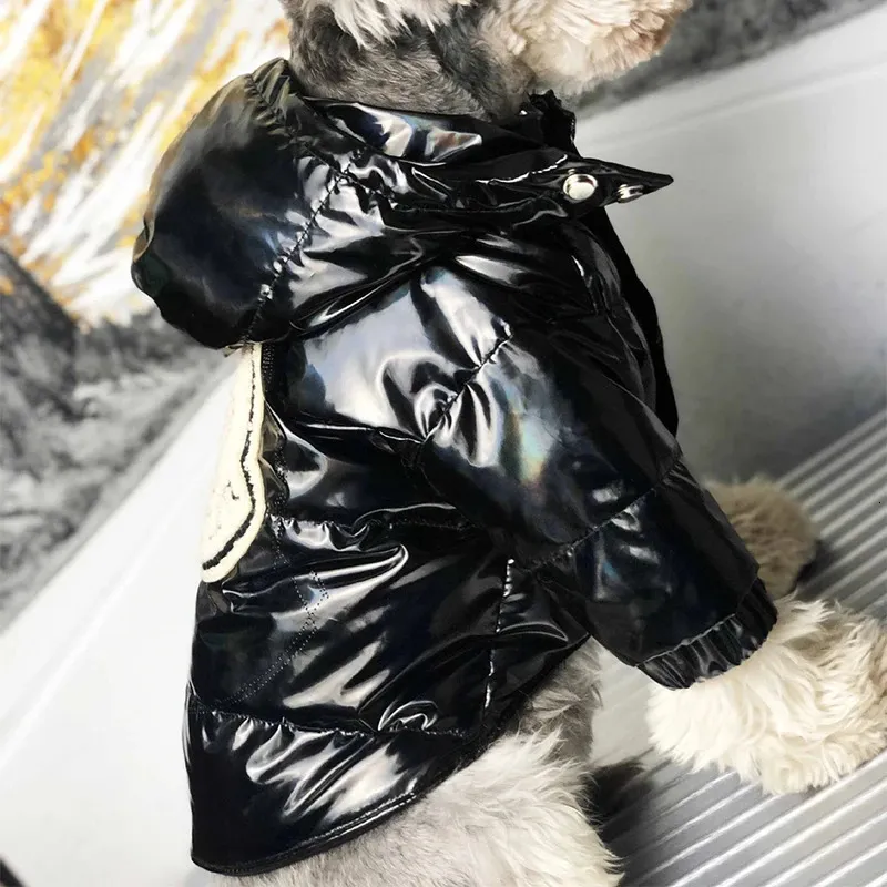 Cão vestuário designer de luxo roupas para cães de estimação inverno acolchoado quente pet jaqueta pequeno e médio cão moda jaqueta roupas B-006 231114