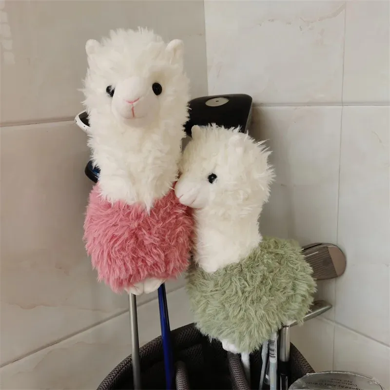 Altri prodotti per il golf Putter da golf magnetico per pecore Copricapo in peluche con lama per animali Putter a mazzuolo piccolo Copritesta ibrido 231114