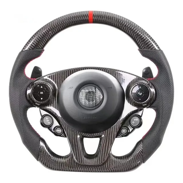 Car Carbon Fiber Steering Wheel for BENZ Smart 453