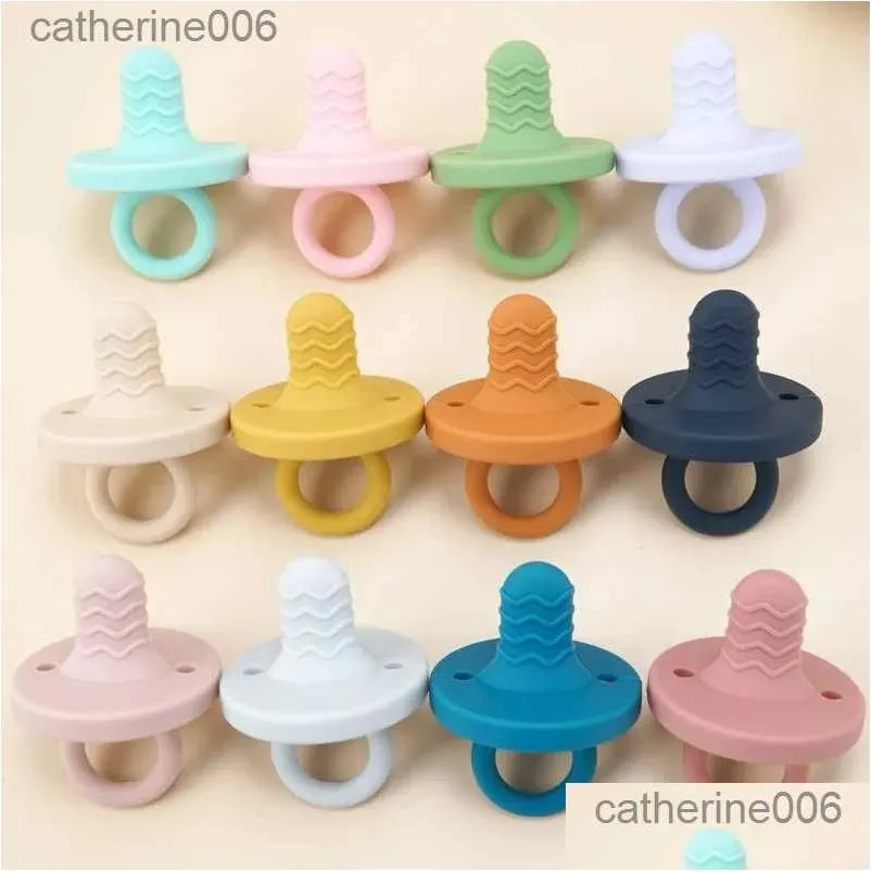 Sucettes Nouveau Design Sucette pour bébé Mamelons factices Attachment de tétine à croquer soins infirmiers jouets de dentition support nouveau-né livraison directe enfants Dhg4P