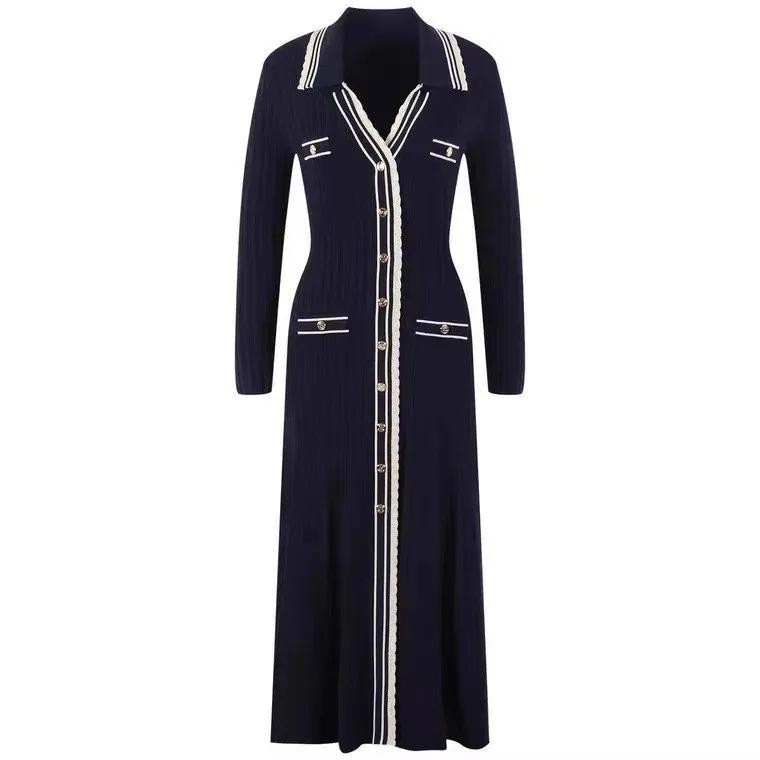 Casual Dresses Sandro Long knitted tank dress A-line skirt