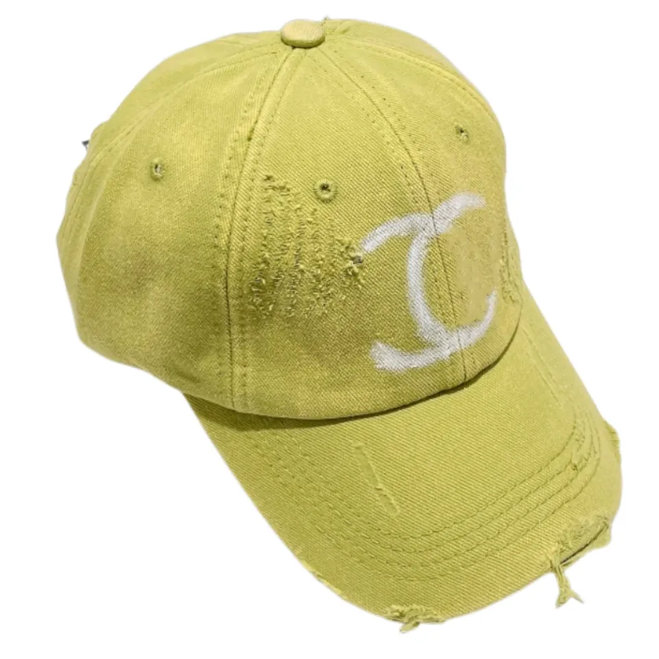 Unisex Vintage Washed Distressed Baseball Cap - Twill Adjustable Dad Hat, Cotton Denim Style