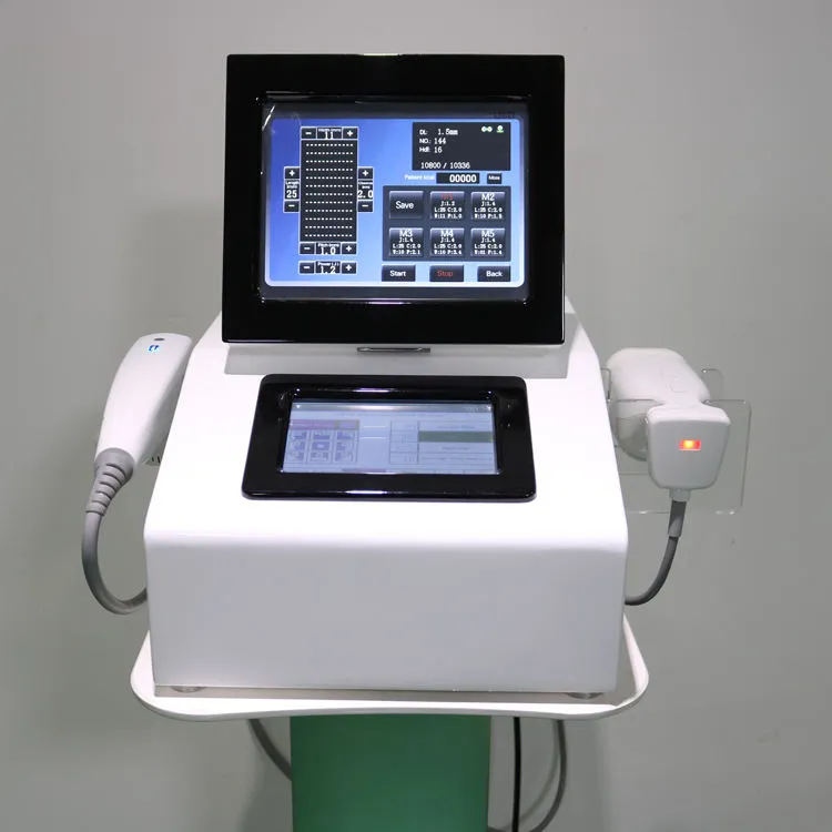 Liposonic HIFU Beauty Machine 4D 2 in 1 Body Scuplt High Intensity Focused Ultrasound Facelifting Faltenentfernung MIT 2 Bildschirmen