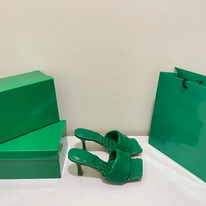 2023 Bottega Heels Slippers Designer Mules Lido Leather Mule