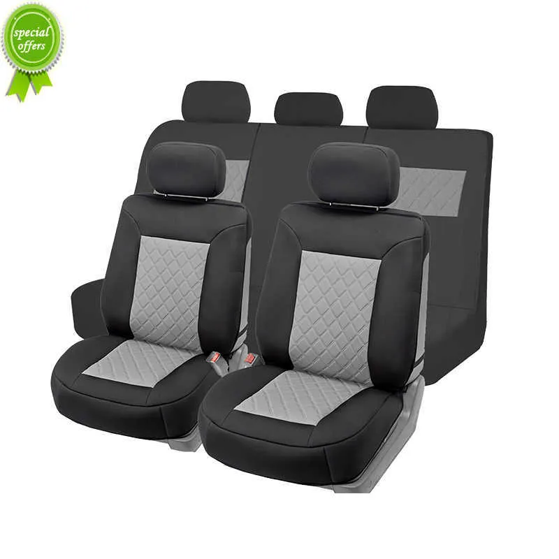 Nouvelle mise à niveau universelle housses de siège de voiture matelassage en forme de diamant avec des couvertures en Polyester accessoires de coussin de protection de siège de voiture intérieur