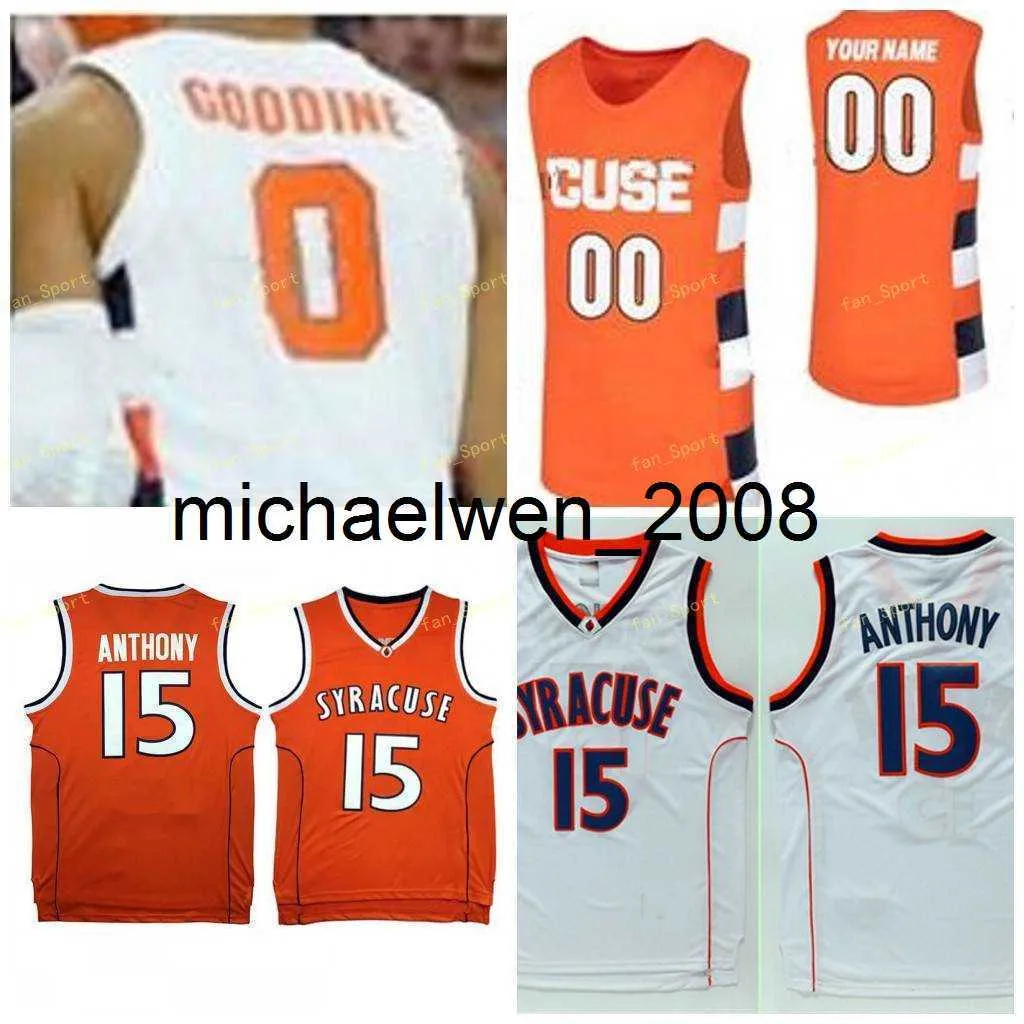 Mich28 Syracuse Orange College Basketball Jersey 32 Nick Giancola 33 Elijah Hughes 34 Bourama Sidibe 35 Buddy Boeheim Jeunesse cousue sur mesure