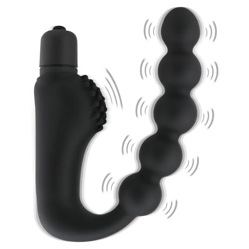 Anale speelgoed Granulaire prostaat vibrator stimulator anaalplug waterdicht 10 speed stimulatie billen siliconen volwassen vrouwelijke mannelijke seksspeeltje 231114