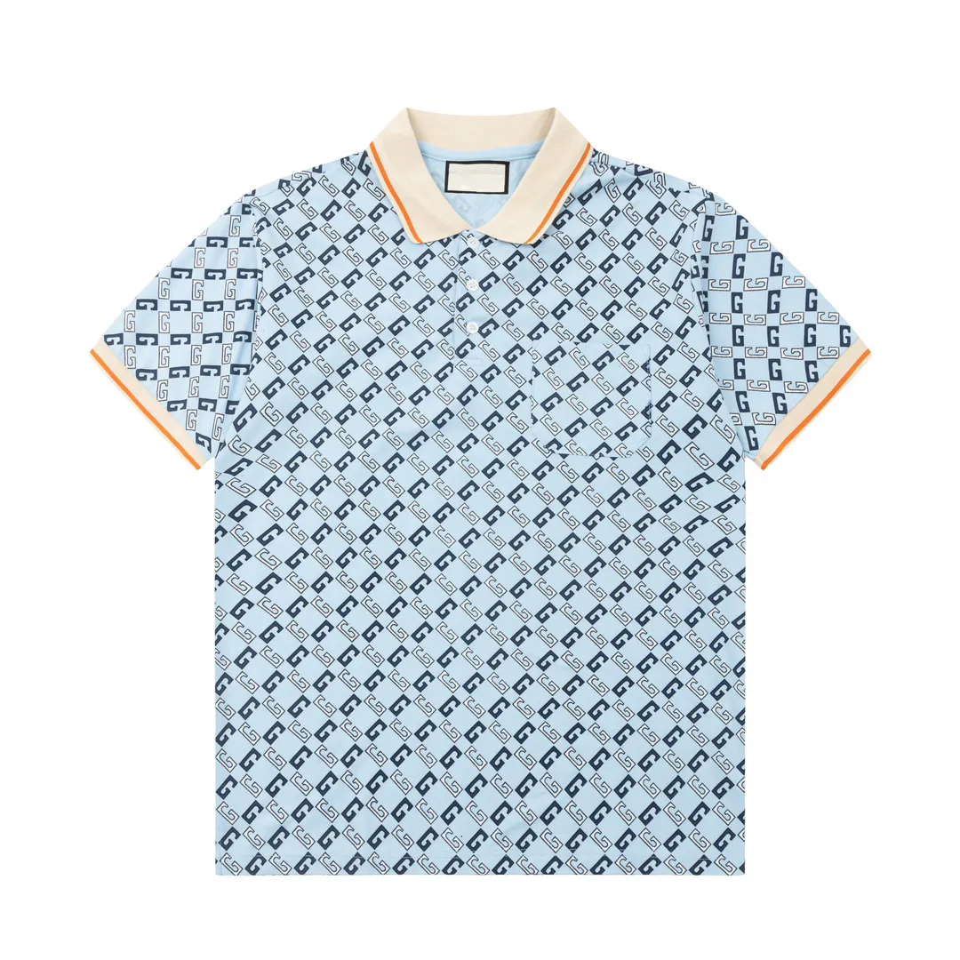 2new Fashion London England Polos قمصان رجال المصممين بولو قمصان الشارع العليا تطريز الطباعة T Shirt Men Summer Cotton Thirtsq13