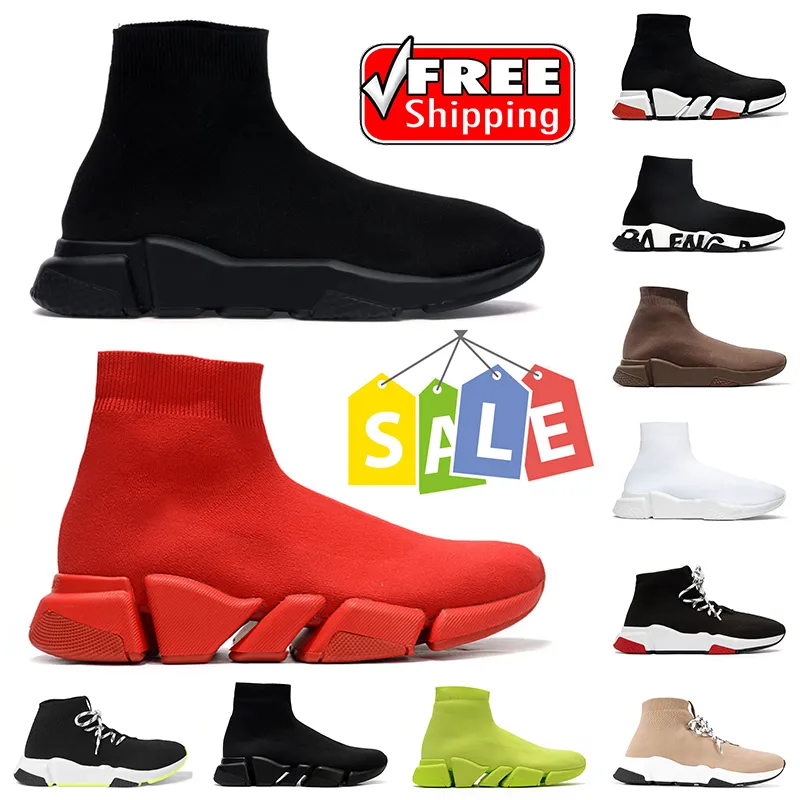 balenciaga speed trainer balencigas Socke Läufer Schuhe Speed Trainer 2.0  Tennis Trainer Plattform Für Herren Frauen Stricken Trainingsschuh Jogging Kostenloser Versand【code ：L】