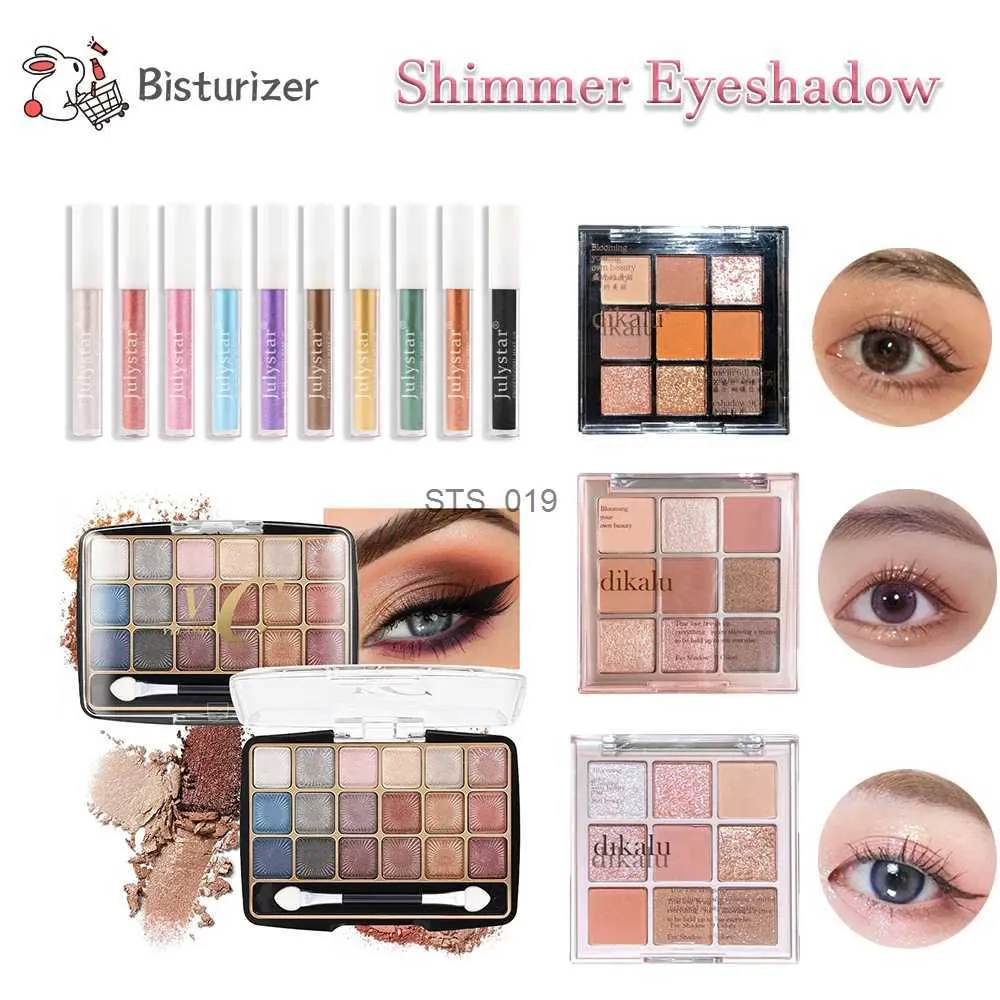 Lidschatten-Glitzer-Matt-Lidschatten-Palette, Perlmutt-Schimmer, Glanz-Lidschatten, glänzendes feines Pulver, Pigmente, Make-up für Frauen, koreanische Kosmetik, L231115