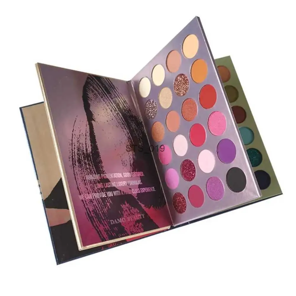 Oogschaduw 72 kleuren Beauty Oogschaduwpalet Geglazuurd Cosmetisch Up Shadow Highlight Make Parelmoer Oogstijl Boek Matte Beauty Glazed 2022L231115