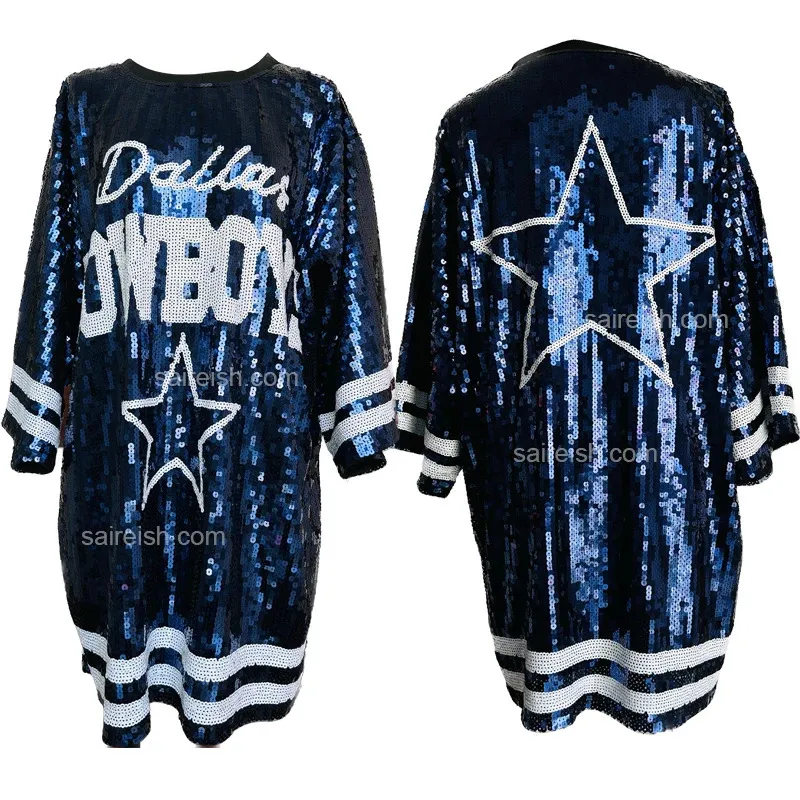 Womens Blue Sequin Stars Casual Short Sleeve Mini Dress, Polyester, O-Neck, Above Knee, Daily Outfit, Summer, Elastic, One Size from Dhgate Basic & Casual Dresses - price 56.94 Womens Blue Sequin Stars Casual Short Sleeve Mini Dress, Polyester, O-Neck, Above Knee, Daily Outfit, Summer, Elastic, One Size from Dhgate Basic & Casual Dresses - price 56.94