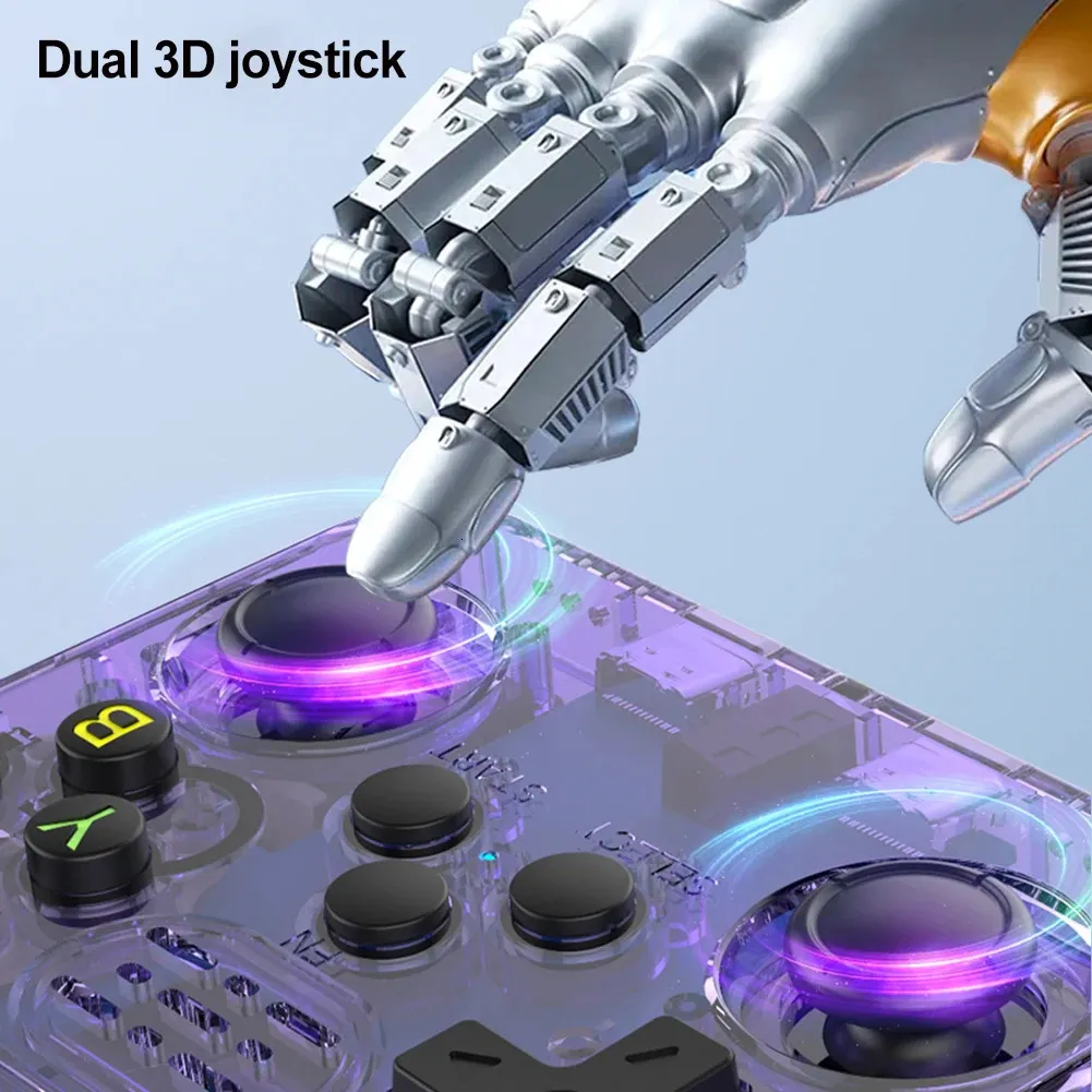 ☆ DHgate 추천 핫 아이템: 레트로 핸드 헬드 게임 콘솔 R36S : 3.5 IPS 화면, 64GB TF 카드, 10000 게임,  Linux 시스템 휴대용 게임 플레이어