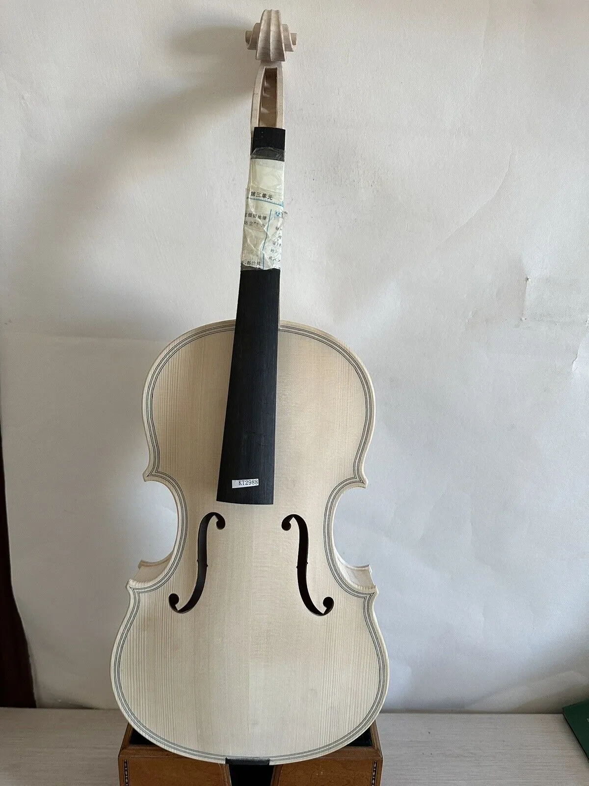 15.5 "흰색 Maggini 모델의 Viola Flamed Maple Back Sppruce Top Hand Made K2988