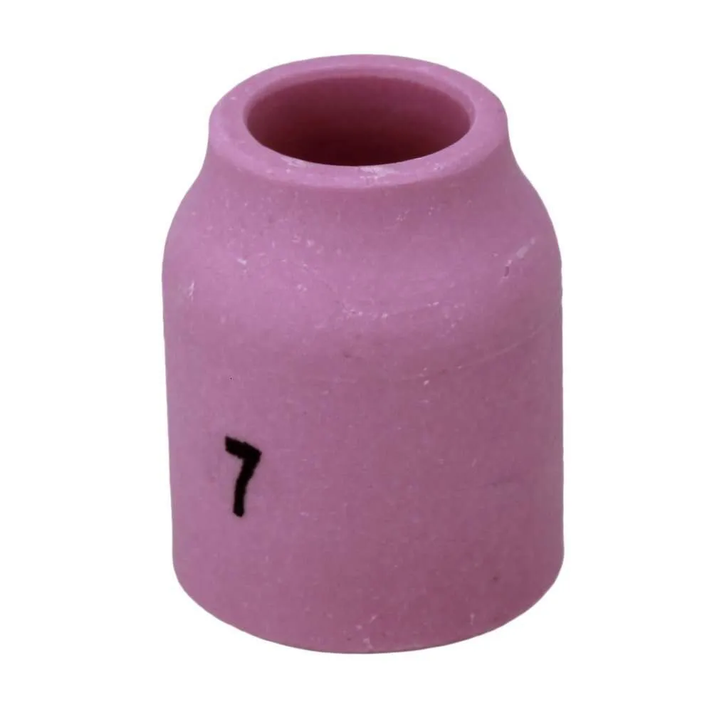 Ceramic 53N61 7# Alumina Shield Cup TIG Welding Torch Nozzle Fits for WP-9 20 24 25