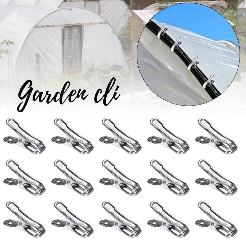 Watering Equipments Heavy Duty Metal Gardening Clamp Wear-Resistance Rustproof Fixing Clemmen Plant Support Tools