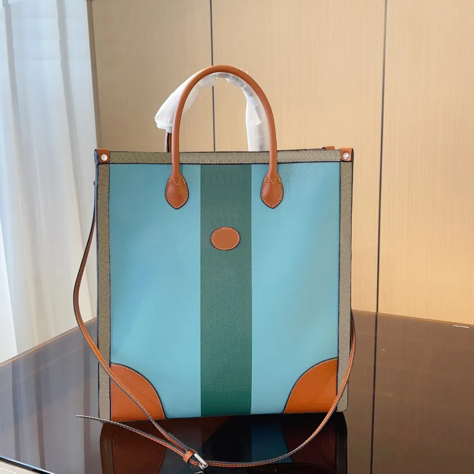 Tygväskedesigner Bag Ladies Designer Tote Bags Women Totes Luxury Handbag Fashion Classic Large Capacity Patchwork Colors Handväskor