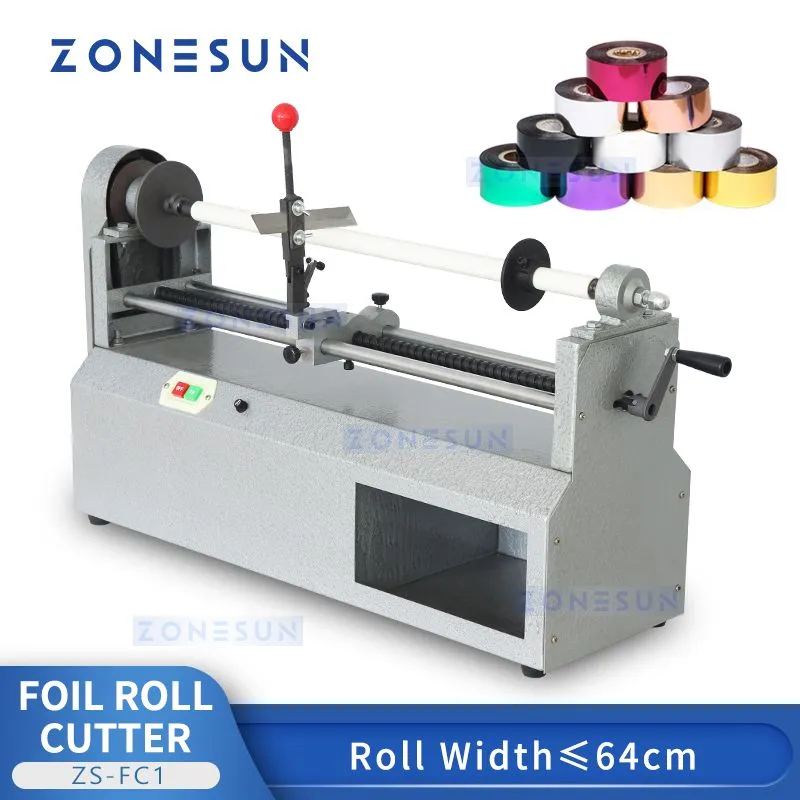 Folha de corte de rolo quente para estampagem de papel ZONESUN ZS-FC1 Máquina dispensadora de couro Equipamento Cxsva