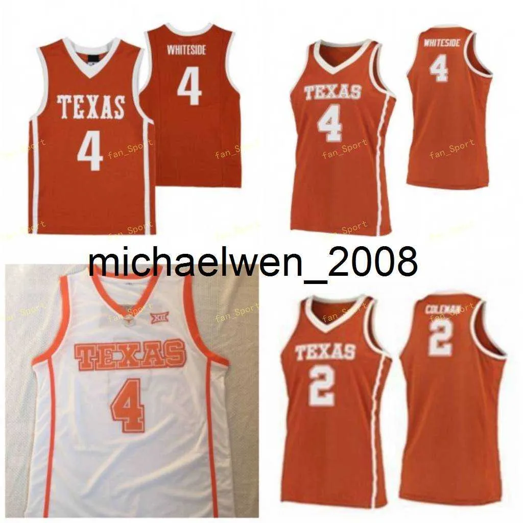 Mich28 Texas Longhorns College Basketball Jersey 0 Gerald Liddell 5 Royce Hamm Jr 10 Jaxson Hayes 12 Kerwin Roach 35 Durant Femmes Cousu sur mesure