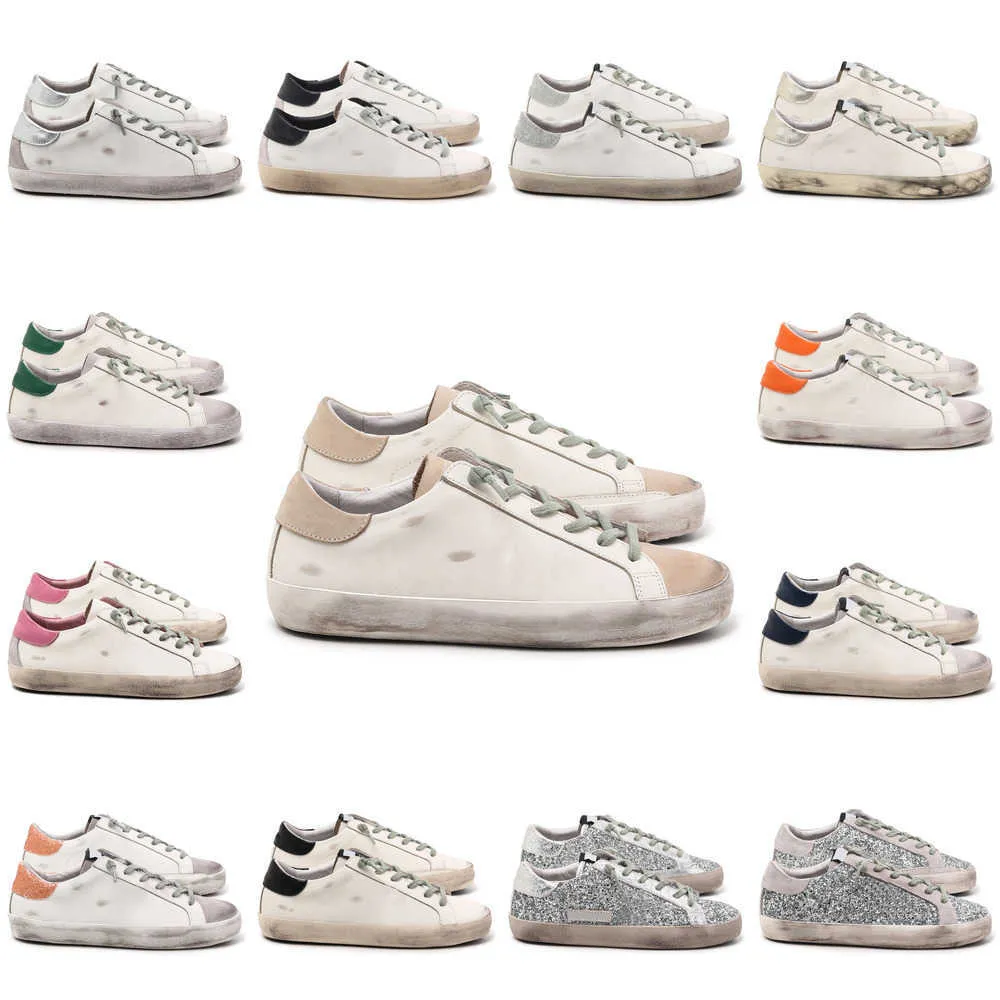 Chaussures de créateur femmes Sneaker Italie marque classique blanc Do-old sale chaussure étoile vert foncé avec queue argentée usine personnalisée