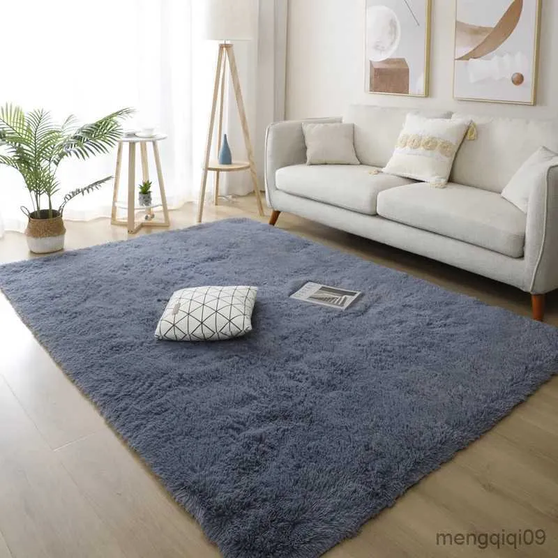 Carpet Grey Living Room Carpet Hall Coffee Table Floor Mat 160x230 Children's room Bedroom Hair Fluffy Floor Covering Rugs R231115