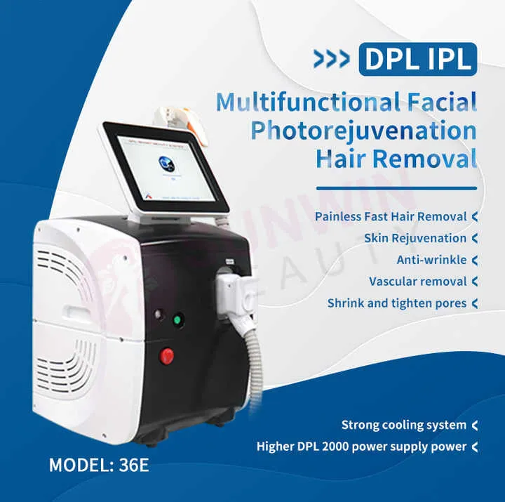 Máquina de beleza DPL 2024 depilação a laser ipl dpl remoção de acne preço da máquina da lâmpada no Reino Unido