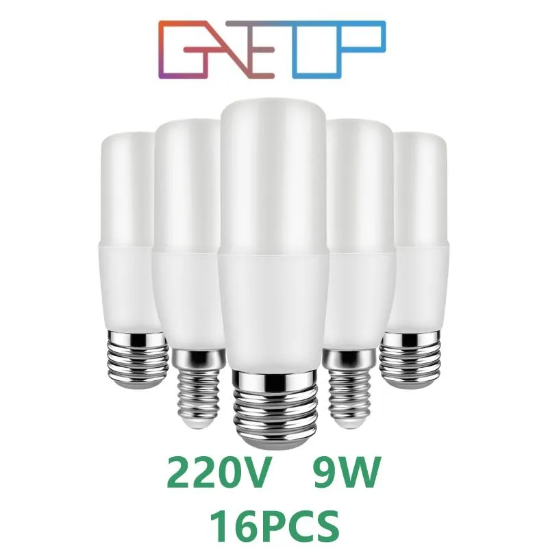 전구 공장 직접 LED 캔드 캔드 램프 AC220V T37 C37 9W 고등 밝기 따뜻한 흰색 빛은 주방 연구에 적합합니다.