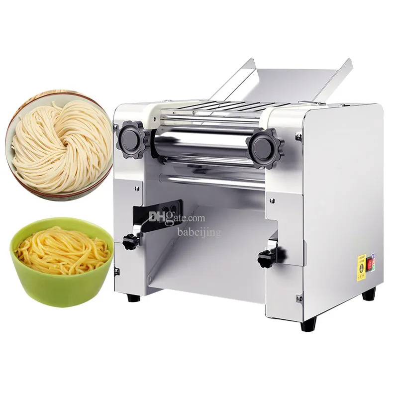 Commercial Noodle Machine 300 Model Rostfritt stål Rulle Noodle Desktop Pasta Knådan Dumpling Maker