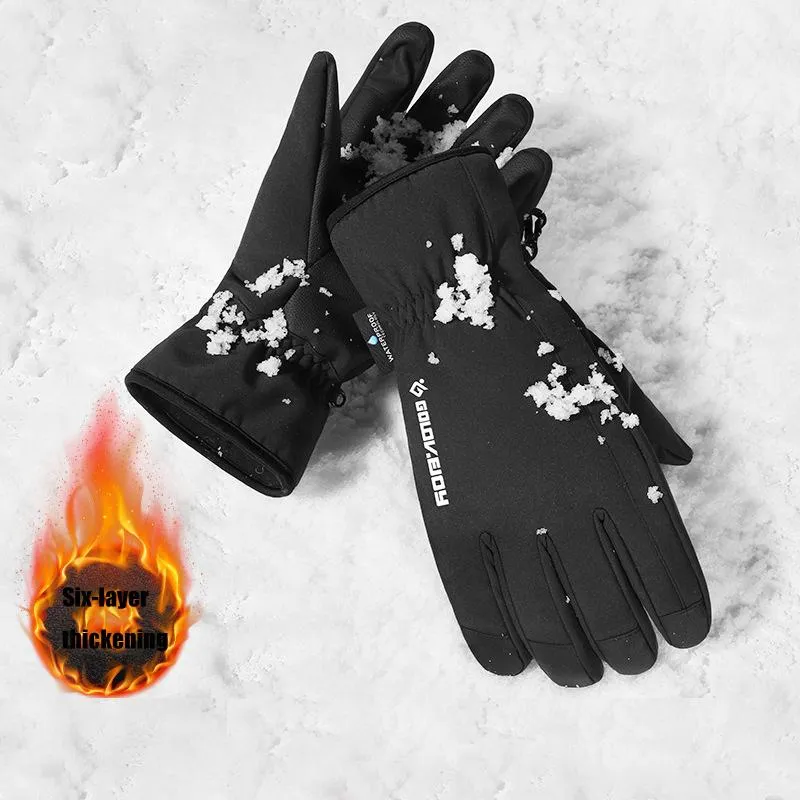 Gants De Sport Homme Hiver Imperméable Coupe Vent Chauffant Épaissir Garder  Au Chaud Écran Tactile Extérieur Escalade Ski Du 13,13 €