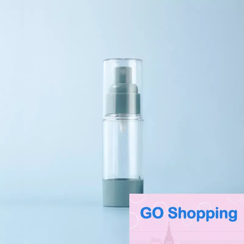 Vakuumreseflaska för kosmetisk tom luftlös lotionkräm Pump Plastbehållare Spray Dispenser för resor 15 ml 30 ml 50 ml Packing Bottl