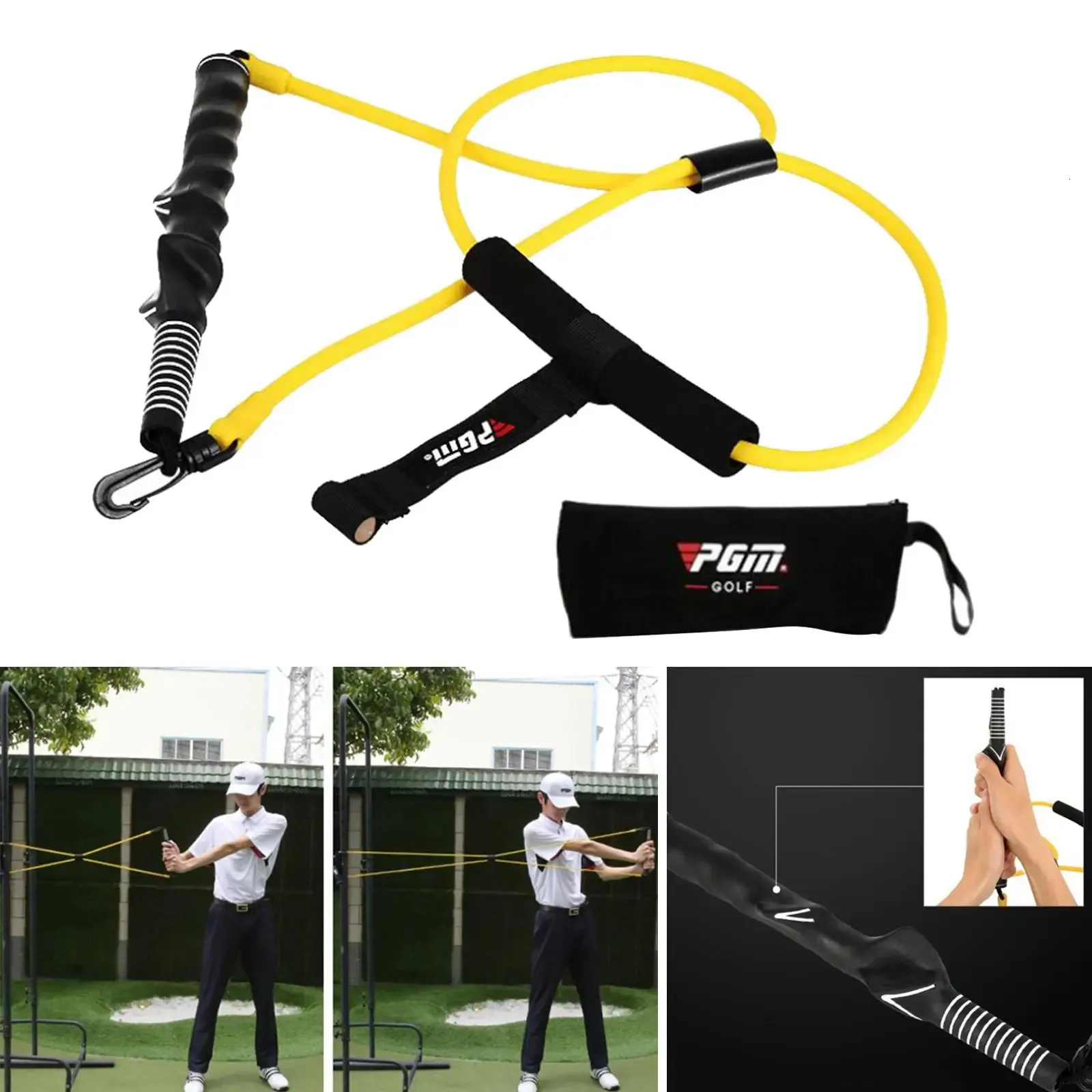 Pull Up Rope Golf Exerciser Resistance Bands Exercise Fitness Swing Cord Training Aid Tool for Women Men Full Body