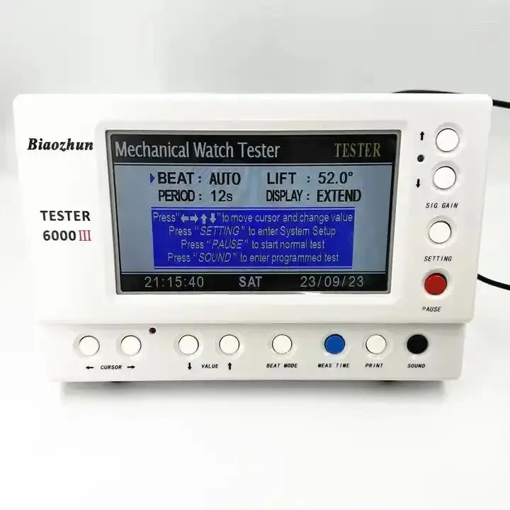 Kits de réparation de montres, testeur et calibrateur NO.6000 de haute qualité pour tester le timing des montres mécaniques