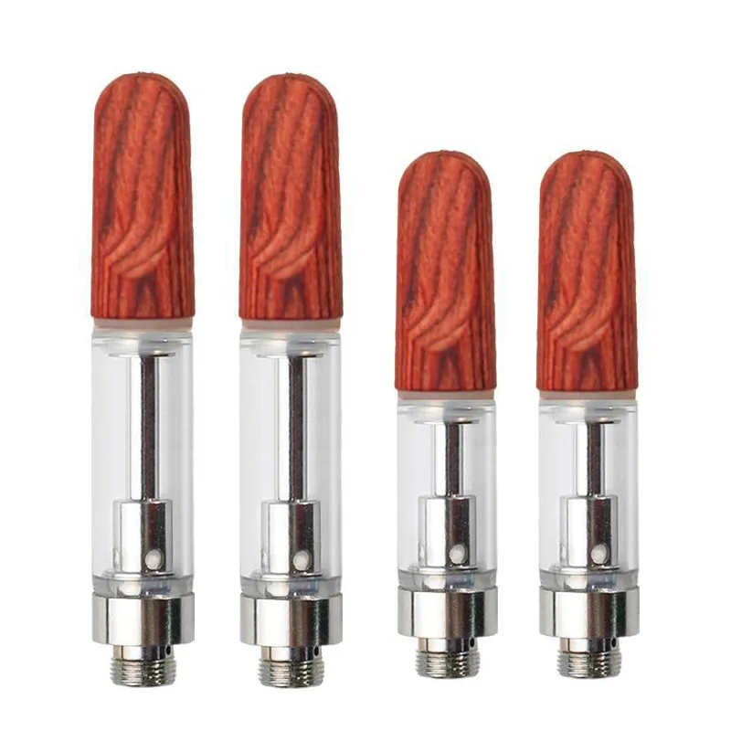 TH205 Dabwoods Atomizers Wooden Ceramic Coil Vape Cartridges Empty