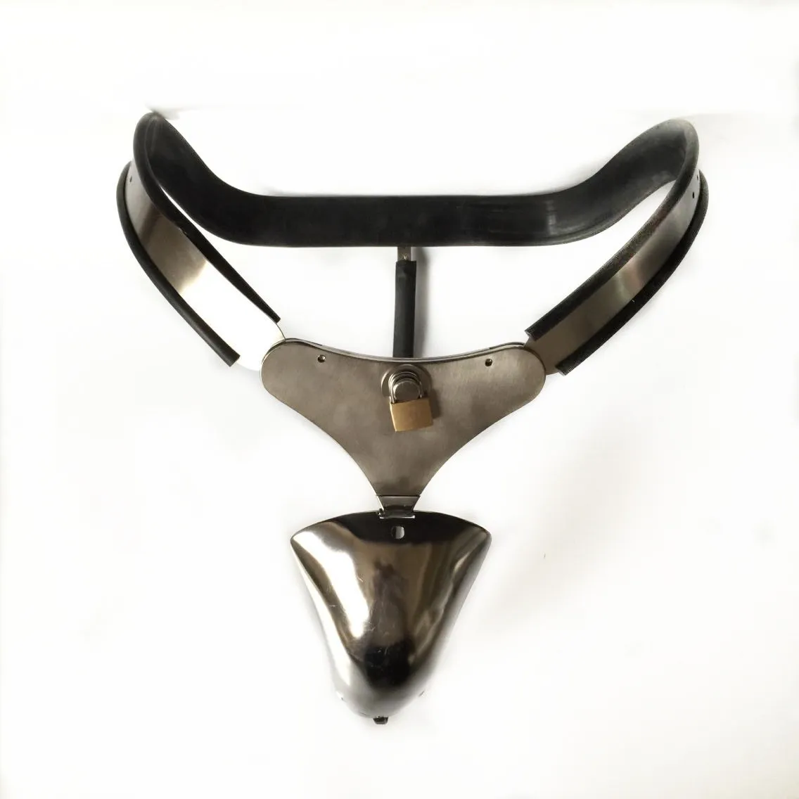 Ceinture de chasteté masculine en acier inoxydable, couverture de sous-vêtements, bouclier verrouillable, dispositif de Cage à coq, fils simples au dos, jouet sexuel BDSM pour hommes