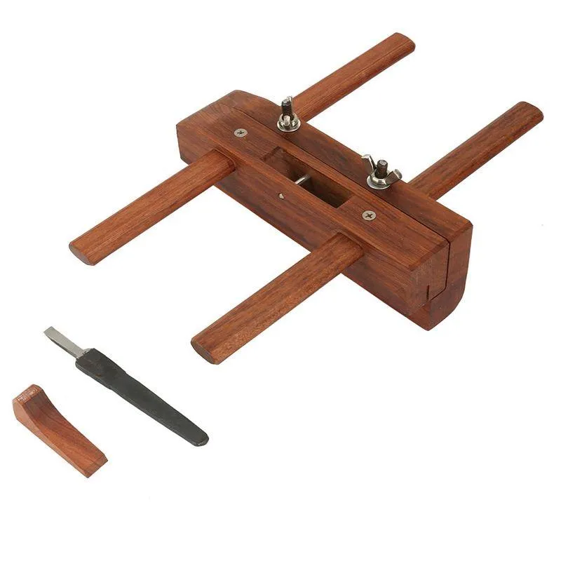 Freeshipping Lavorazione del legno Palissandro Mano Aereo Mobili Strumento musicale Fai da te Scanalatura Aereo in legno Sobjo