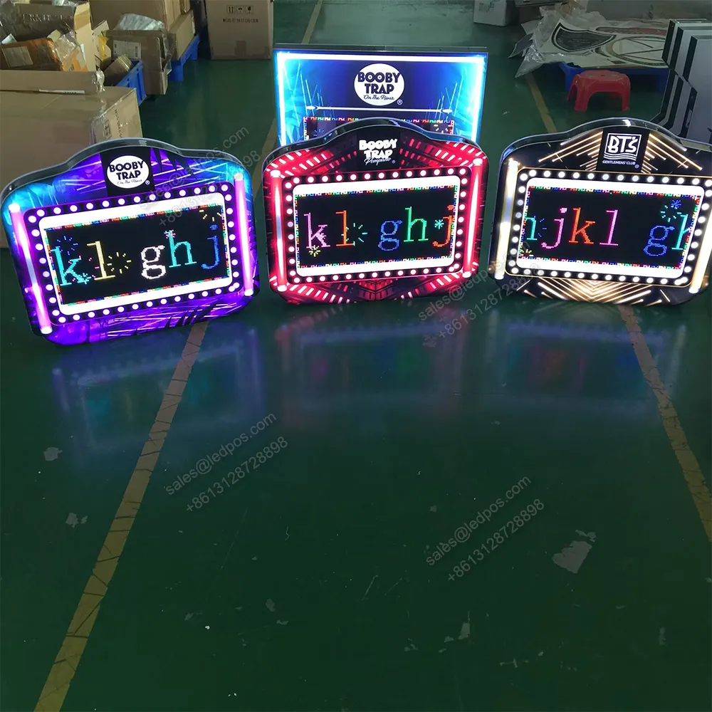 Programmable LED Sign: Customizable Light Up Message Board With