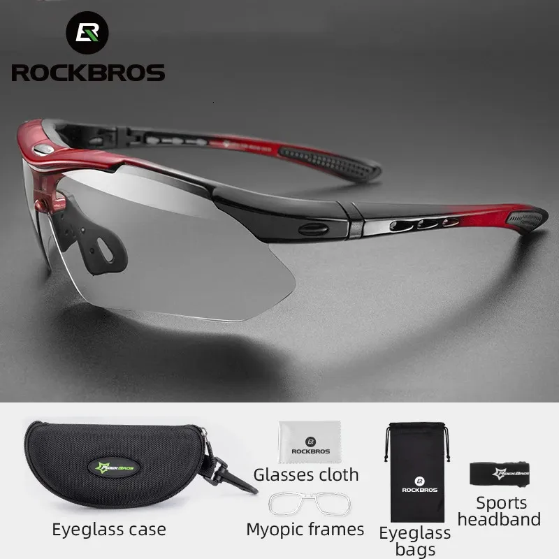 Outdoor Eyewear ROCKBROS Pochromic Bike Sunglasses Sports Cycling Eyewear  Eyeglasses Myopia Frame MTB Road UV400 Bicycle Goggles Glasses 231114 From  Zhong07, $9.31