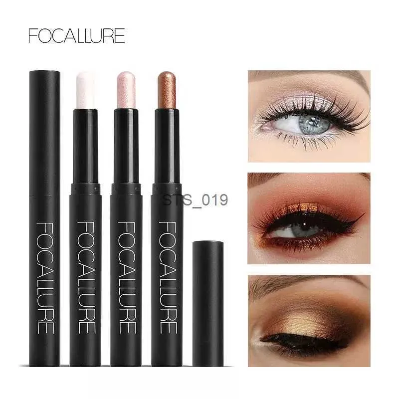 Eye Shadow FOCALLUR Eyeshadow Stick Waterproof Cosmetic Eye Shadow Pen Highlighter Cream Pencil for Women Beauty Makeup ToolsL231115