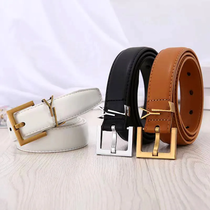 Belt designer belt luxury belts belts for women designer Solid colour letter design belt leather material Christmas gift size 90-120cm 3 styles very nice