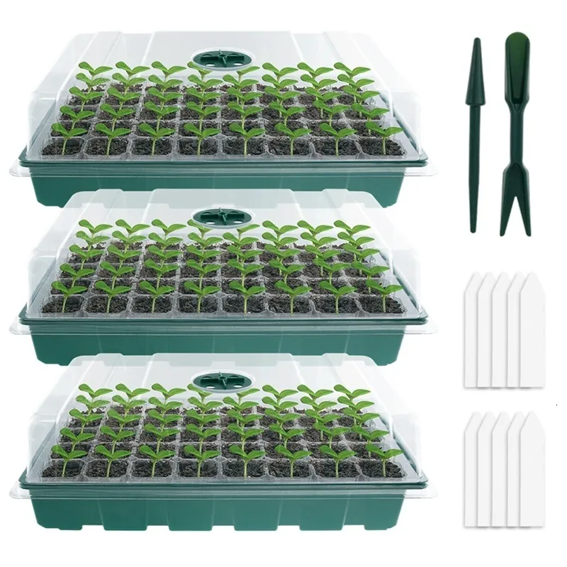 Fioriere Vasi Serra Seme Starter Vassoi per piantine Fiore Germinazione delle piante Grow Box Vivaio Vaso da giardinaggio 230414